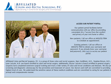 Tablet Screenshot of acrsurgeons.com